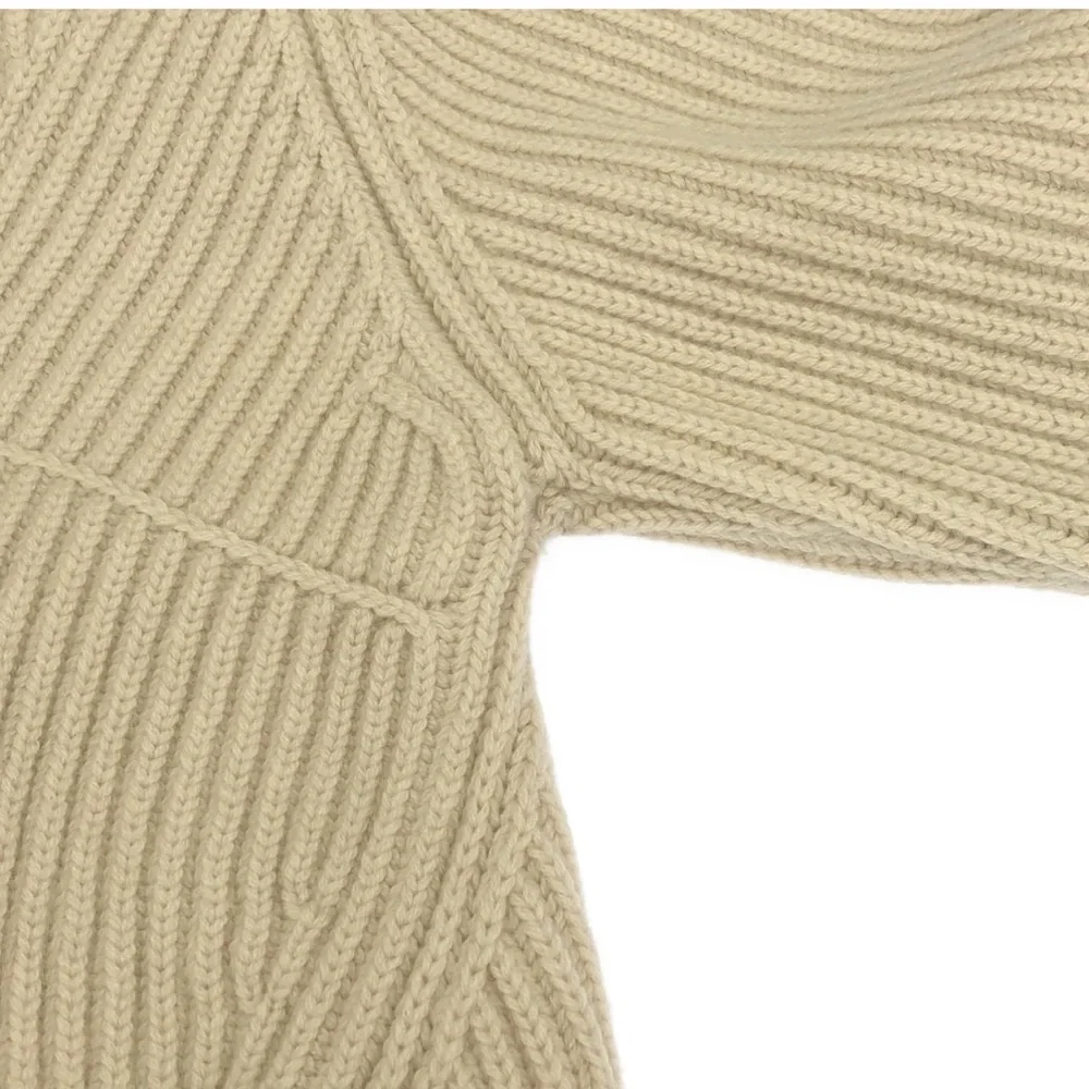 Celine phoebe Philo era Cashmere knit Cream Turtleneck Sweater - Picture 6 of 8
